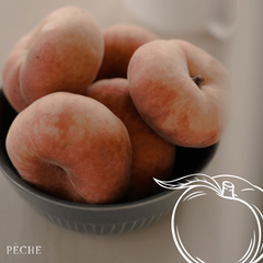 Bougie parfumée artisanale cire végétale - Pêche