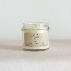Bougie parfumée artisanale cire végétale - Verveine Citron