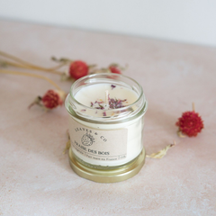Bougie parfumée artisanale cire végétale - Fraise des bois