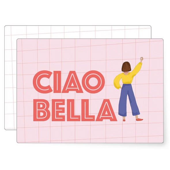 Carte postale "Ciao Bella"