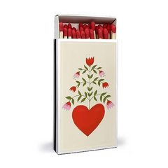 Allumettes "Coeur de fleurs"