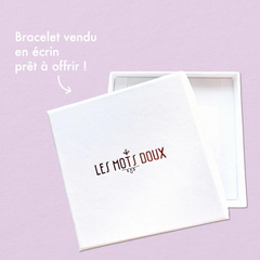Bracelet code morse "Merci pour cette belle année"