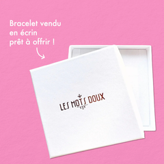 Bracelet coeur "Merci pour cette belle année"