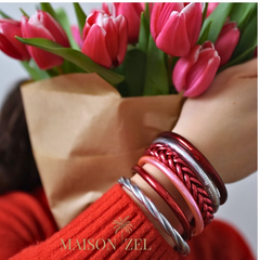 Bracelet Jonc Bouddhiste Mantra - Silver
