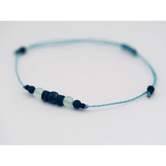 Bracelet porte bonheur astrologique - Verseau