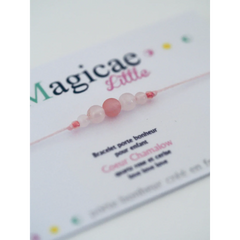 Bracelet porte bonheur Enfant - Coeur Chamalow