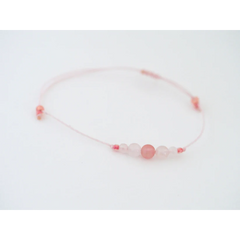Bracelet porte bonheur Enfant - Coeur Chamalow