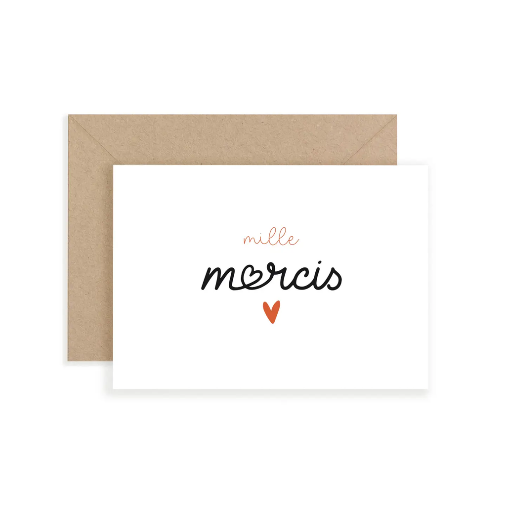 Carte Mille Mercis