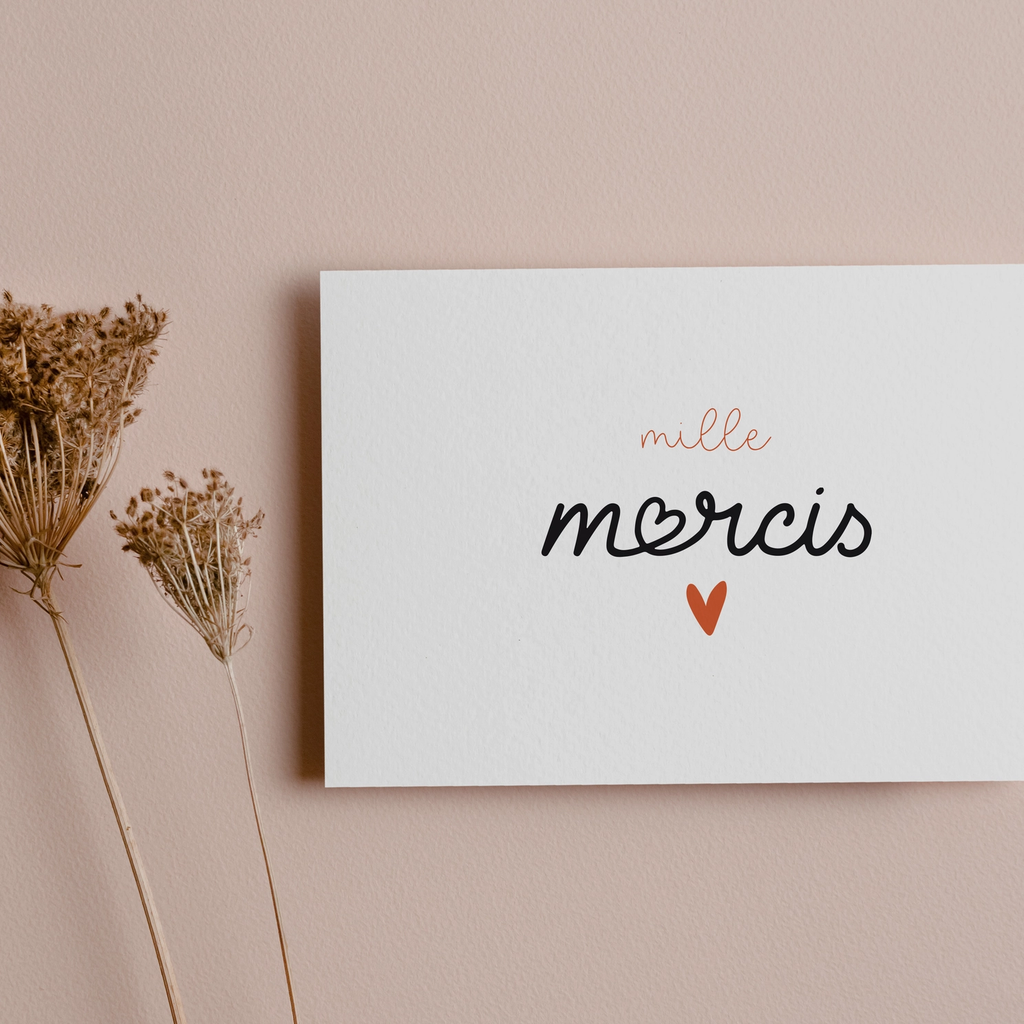 Carte Mille Mercis