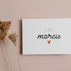Carte Mille Mercis