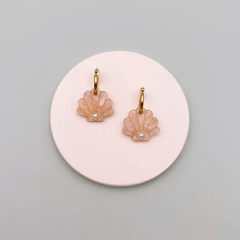Boucles d'oreilles Créoles Coquillages