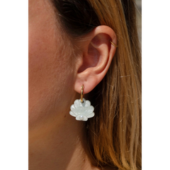 Boucles d'oreilles Créoles Coquillages