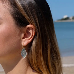 Boucles d'oreilles Créoles Coquillages Spirales