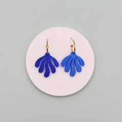 Boucles d'oreilles Créoles Algues Scintillantes