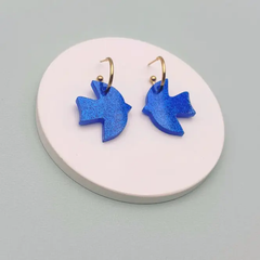 Boucles d'oreilles Créoles Grands Oiseaux