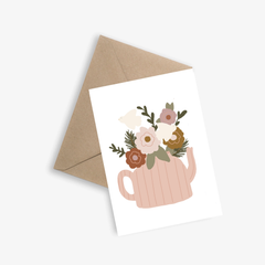 Carte La Théière Fleurie