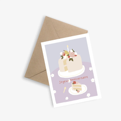 Carte Pâtisserie d'Anniversaire