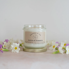 Bougie parfumée artisanale cire végétale - Linge frais