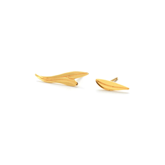 Boucles d'oreilles climbers asymétriques Calice