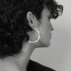 Grandes boucles d'oreilles créoles Dune