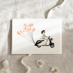 Carte de voeux Just married | Scooter