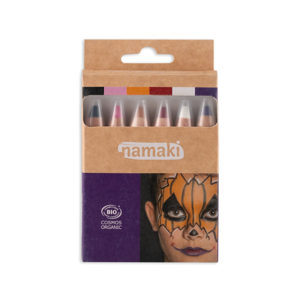 Kit de 6 crayons de maquillage - Monde des horreurs