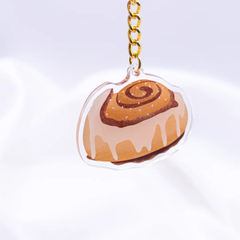 Porte-clés roulé à la cannelle