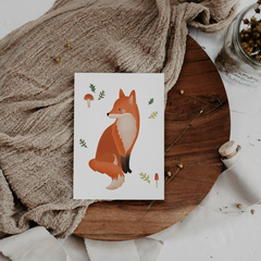 Carte postale Renard