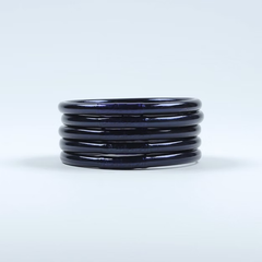 Bracelet Jonc Bouddhiste Mantra - Bleu navy
