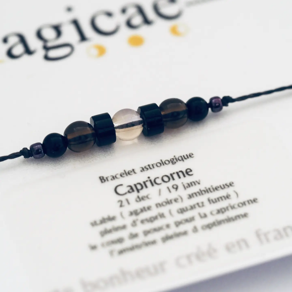 Bracelet porte bonheur Astrologique - Capricorne