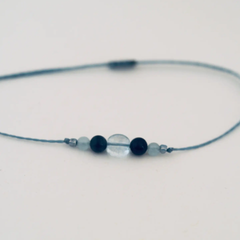 Bracelet porte bonheur - Quelque chose de bleu