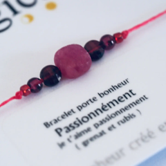 Bracelet porte bonheur - Passionnément
