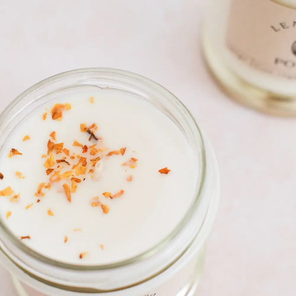 Bougie parfumée artisanale cire végétale - Potiron