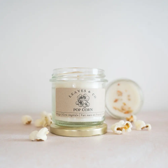 Bougie parfumée artisanale cire végétale - Pop Corn