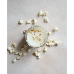 Bougie parfumée artisanale cire végétale - Pop Corn