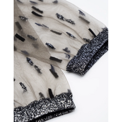 Chaussettes transparentes Giboulées Argentées