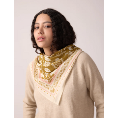 Foulard Indiennes Twill de coton - Bronze