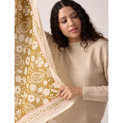 Foulard Indiennes Twill de coton - Bronze