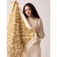 Foulard Indiennes Twill de coton - Bronze