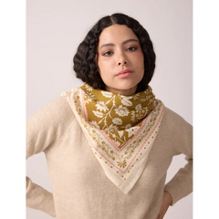 Foulard Indiennes Twill de coton - Bronze