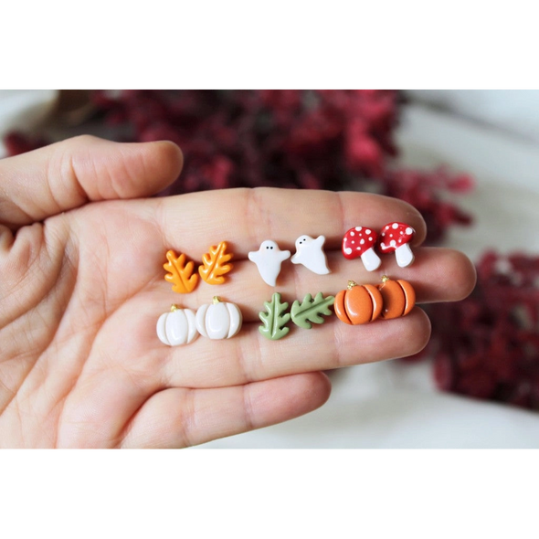 Trio clous d'oreilles automne