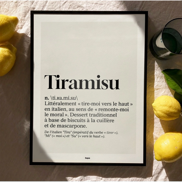 Affiche Tiramisu