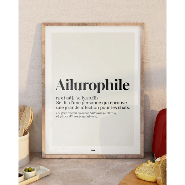 Affiche Ailurophile