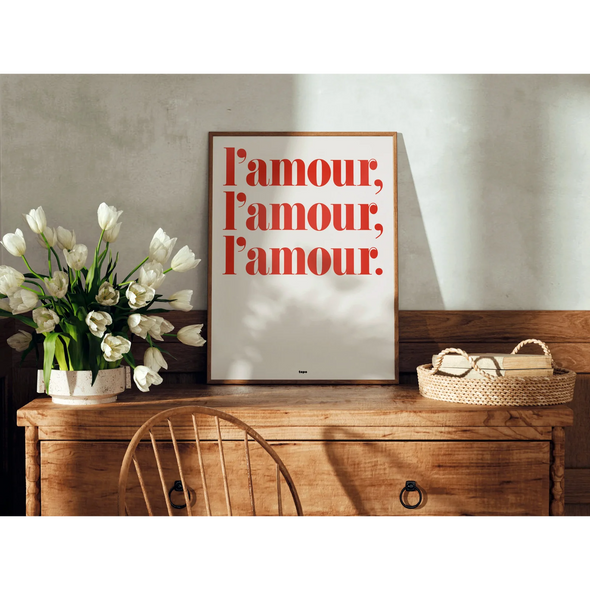 Affiche L'amour, l'amour, l'amour
