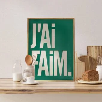 Affiche J'ai faim.