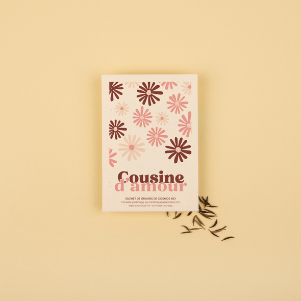 Sachet de graines - Cousine d'amour
