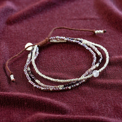 Bracelet Réflexion Quartz Rose