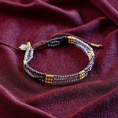 Bracelet Harmonieux Quartz Rose