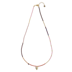 Collier Aventure Grenat