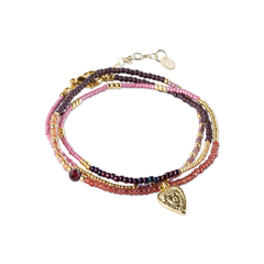 Collier Aventure Grenat
